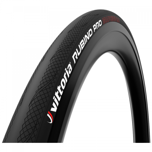 Vittoria Rubino Pro 700x23 / 23-622 Pieghevole Nero 11A00135 Professione Ciclismo